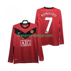 Manchester United RONALDO 7 2009 2010 Dres Retro Domaći Dugim Rukavima